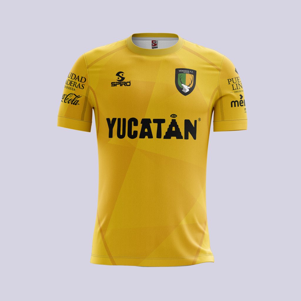 Venados FC playera oficial amarilla/blanca